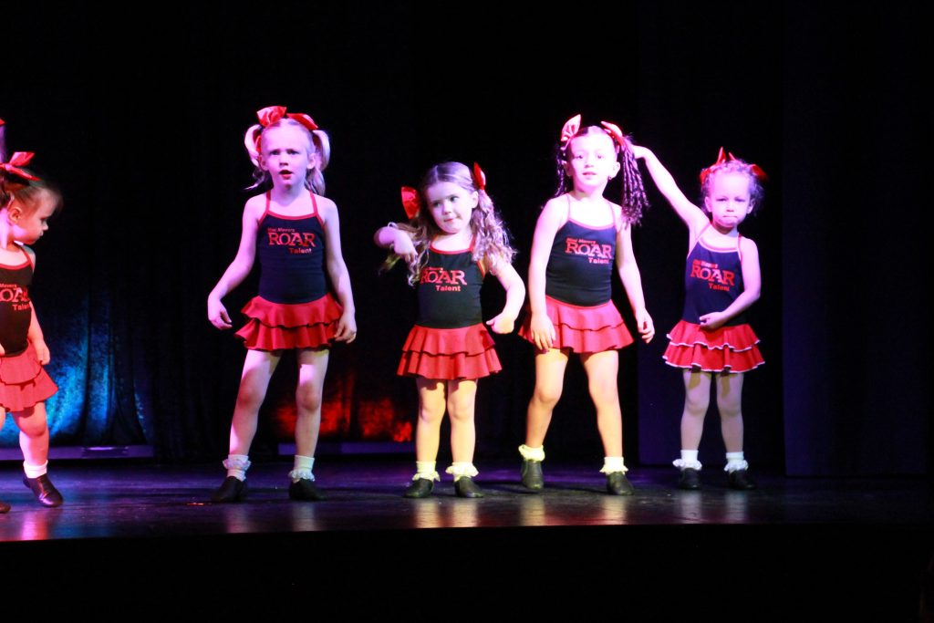 Roar Talent Mini Movers Dancers On Stage